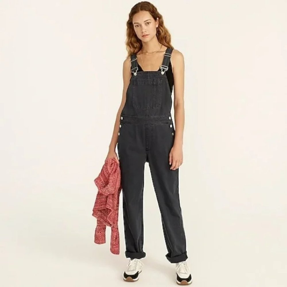 J. Crew Women's Overalls, Black/Onyx, Size M